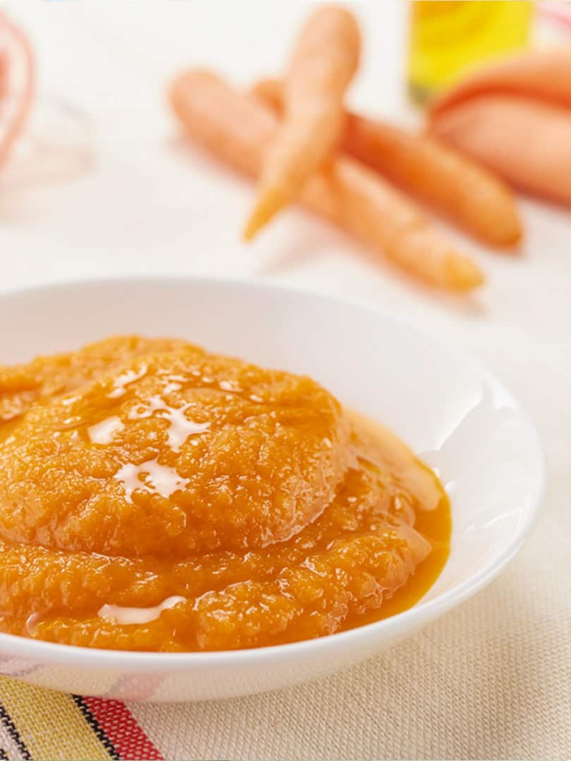 Baby Nutrition recipe Carrot purée