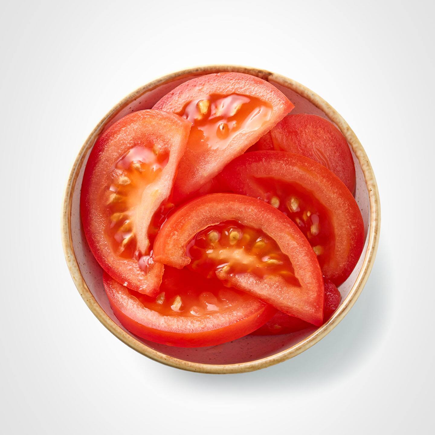 Pomidory pokrojone w plastry