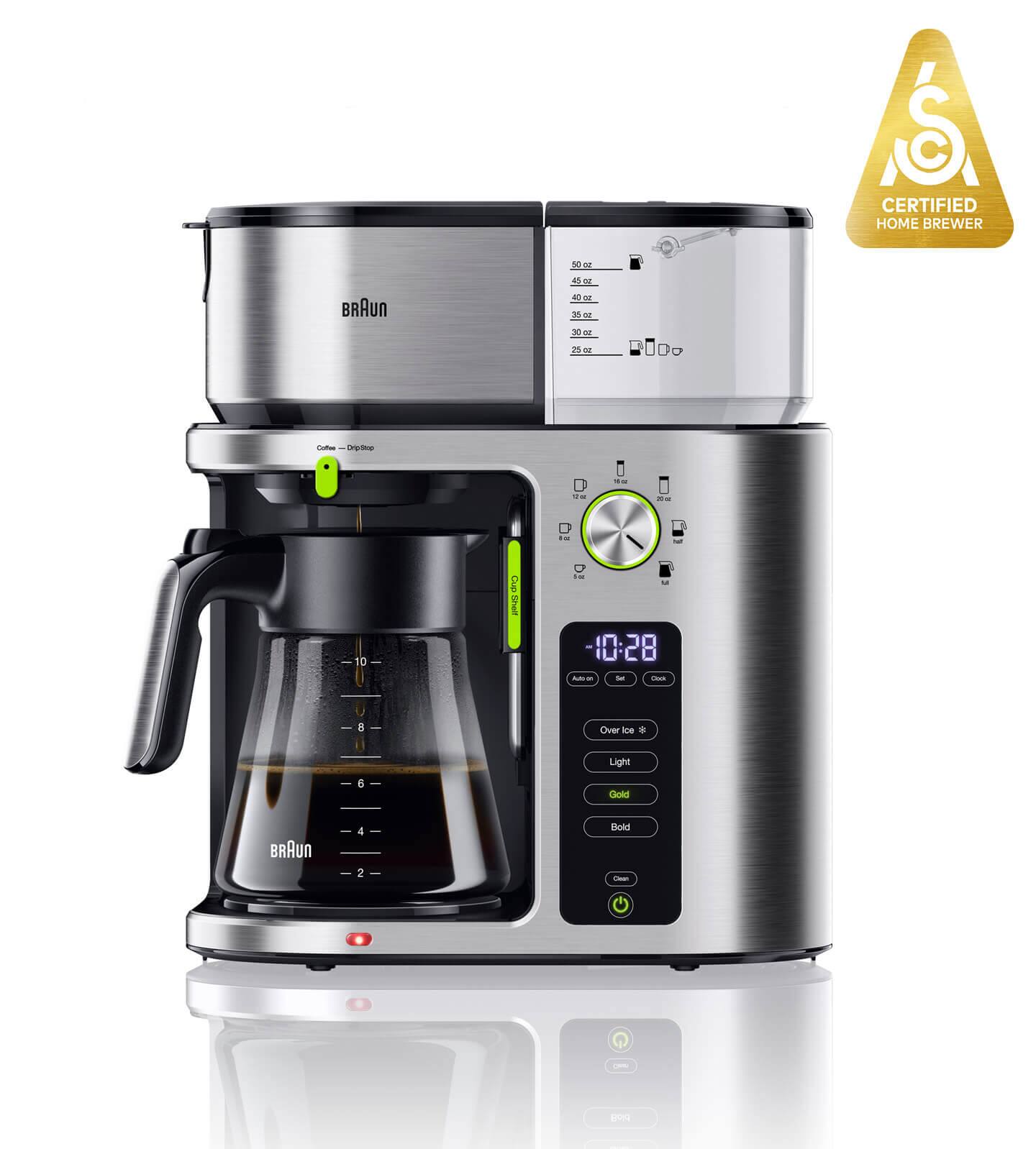 Braun MultiServe Coffee machine with SCA certification