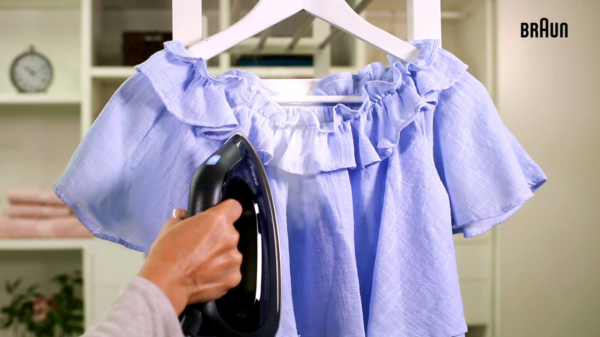 How to iron complicated garments