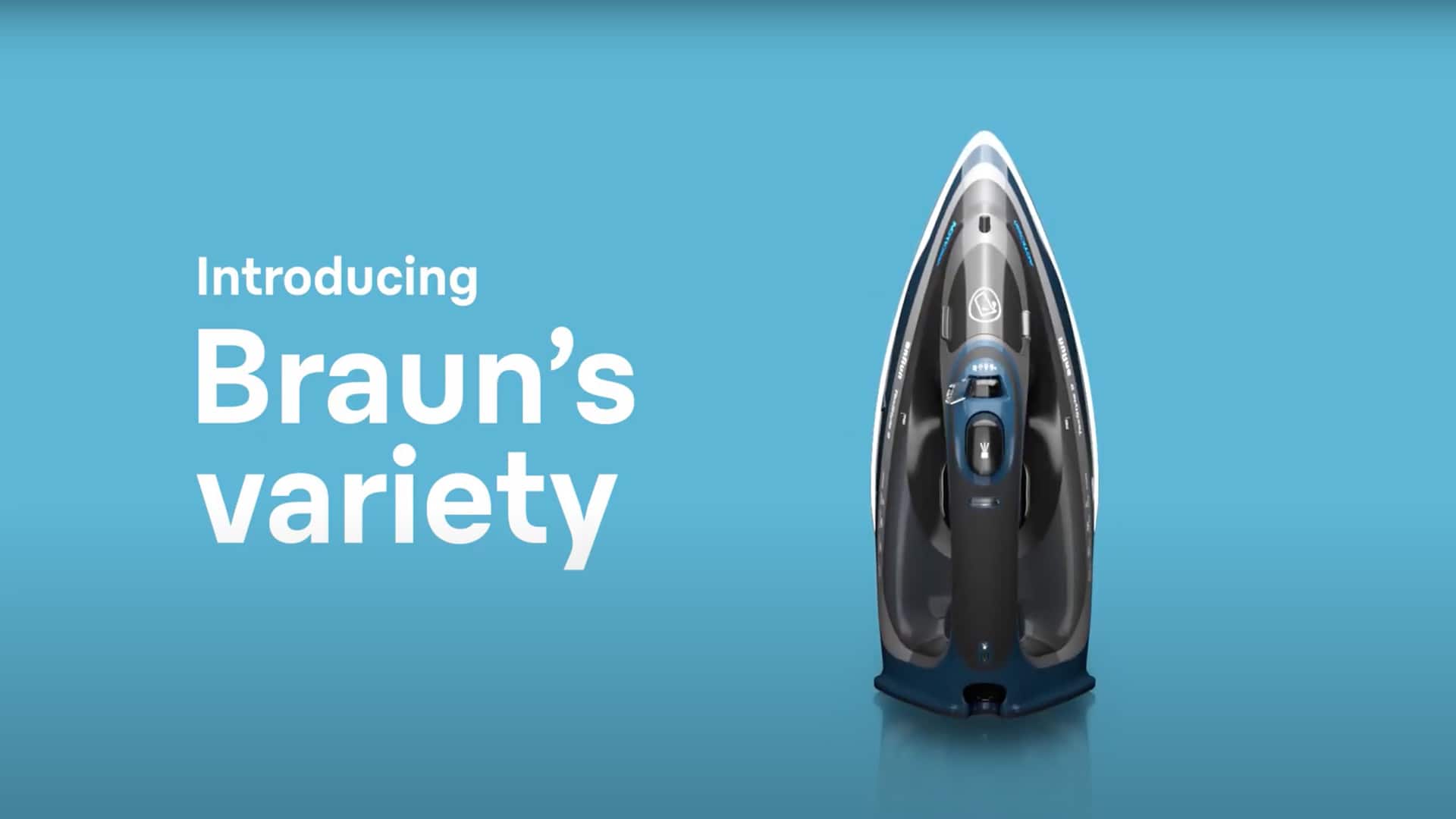 Introducing Braun's Steam iron range - Braun's variety