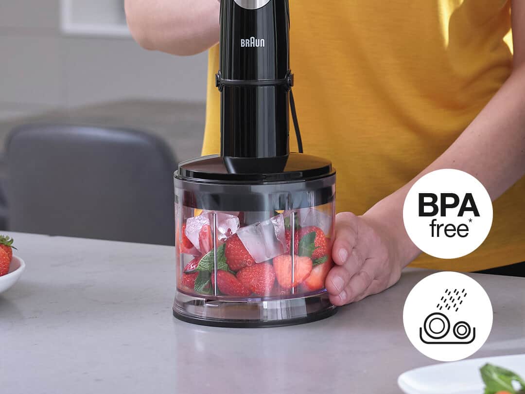 Braun Hand blender accessories. are BPA free & dishwasher safe