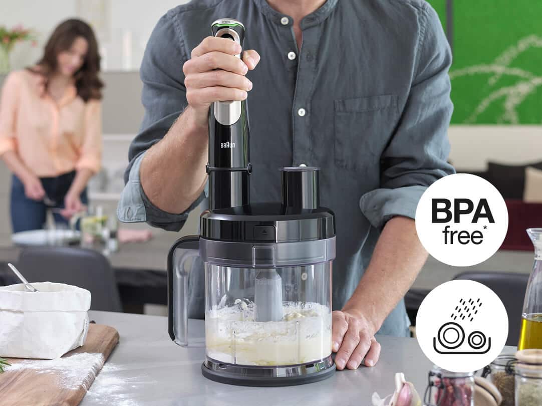 Braun Hand blender accessories are BPA free & dishwasher safe