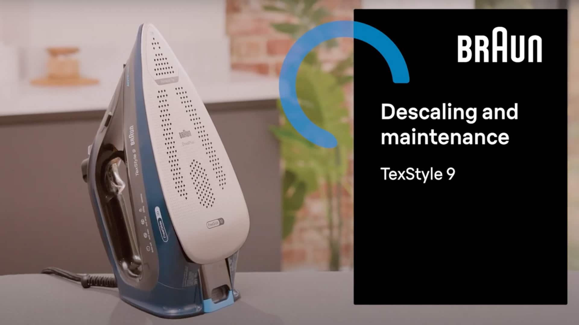 Braun TexStyle 9 How to –Descaling and maintenance