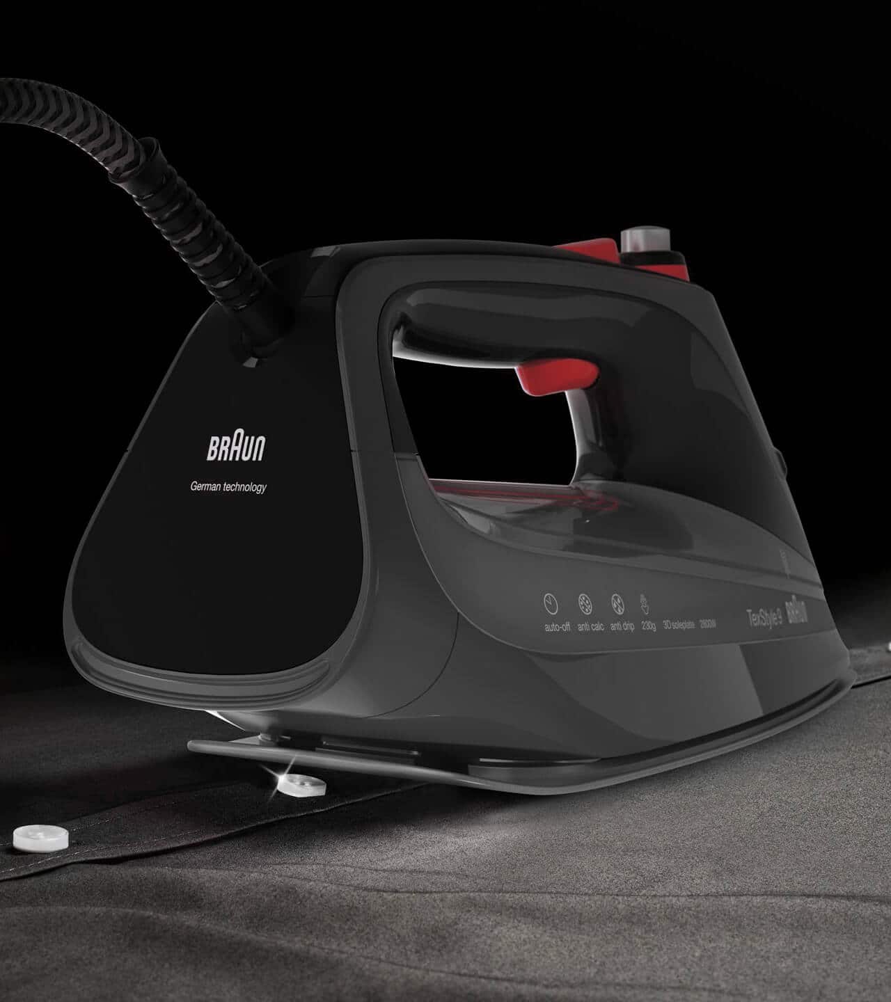 Braun TexStyle 9 steam iron – Ultimate power for great performance