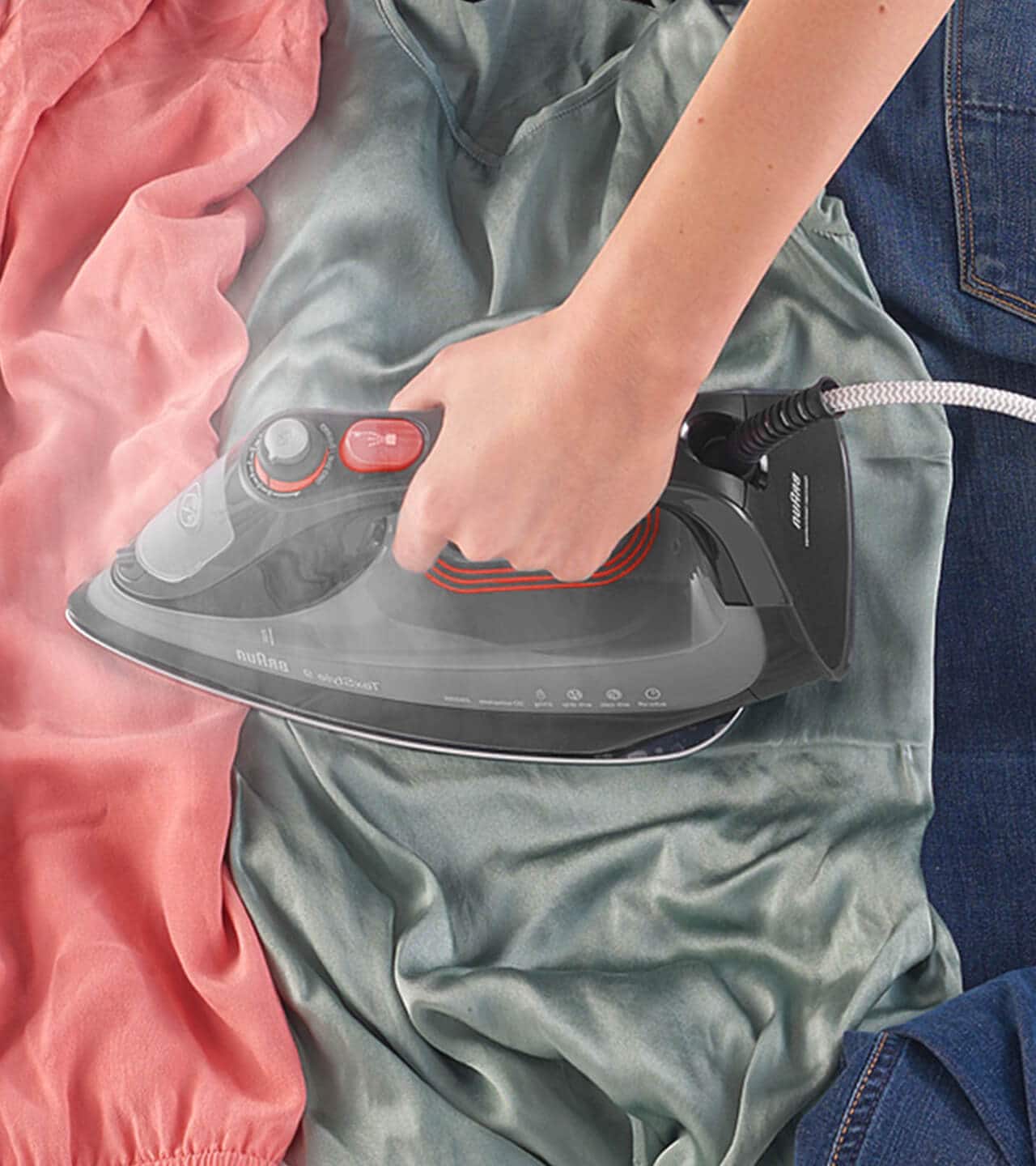 Braun TexStyle 9 steam iron with iCare technology.